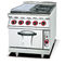 Commercial Hotel Kitchen Equipment Gas 4 Burner With Griddle And Oven