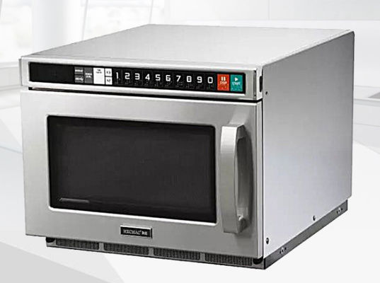 Microcomputer Control Supermarket Commercial Microwave Oven Stainless Steel Body