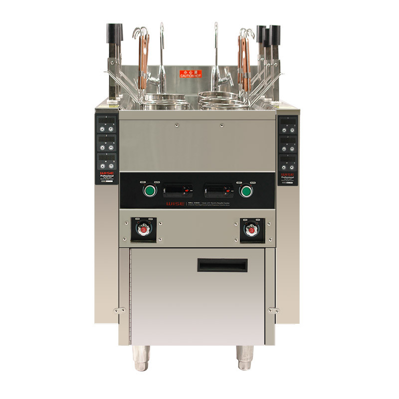 6 Baskets Free Standing Auto Lift Up Noodle Cooker / Commercial Kitchen