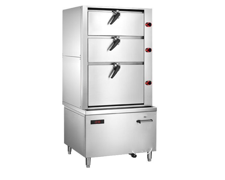 3 Door Steam Commercial Electric Sea Food Steamer