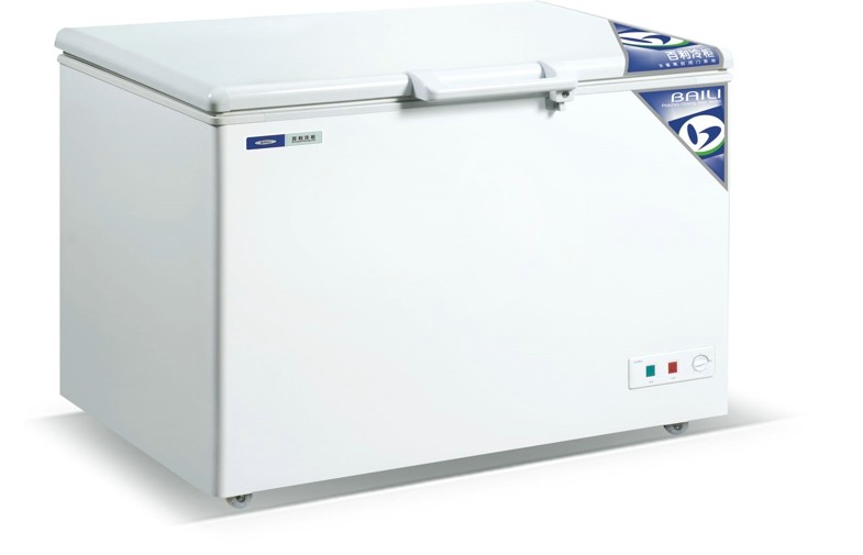 Commercial Horizonal Top Open Chest Freezer 520L For Kitchen With Foam