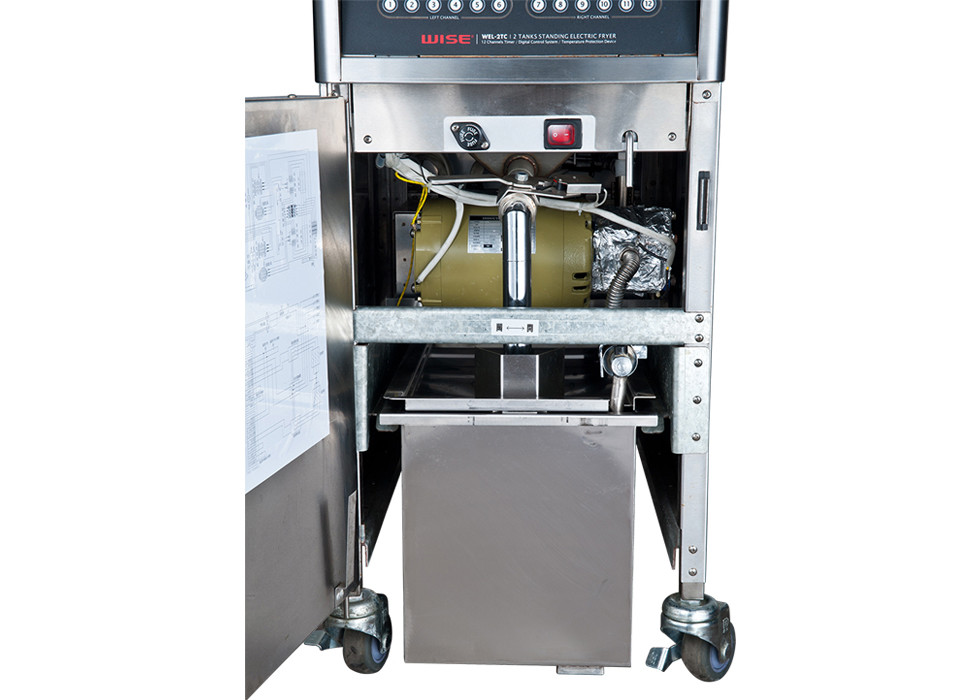 28Liters Commercial Electric Deep Fryer with Filtration Single Tank