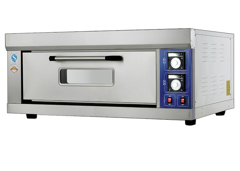 1 Deck Far Infrared Electric Baking Ovens Stainless Steel Tempered