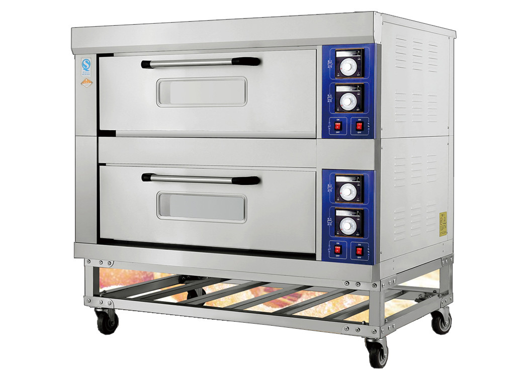 Large Capacity Electric Deck Oven Comes With Stainless Steel Exterior