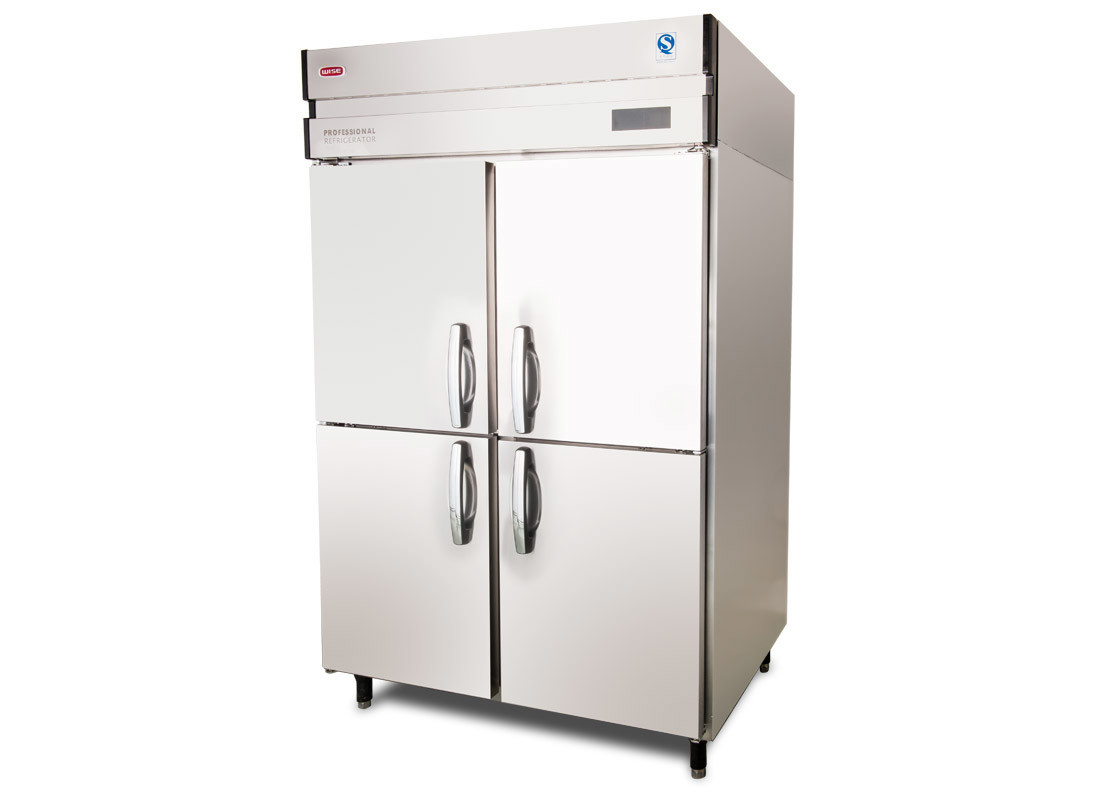 Air Cooled 15 to 18°C Commercial Refrigerator Freezer 2/4/6 Solid