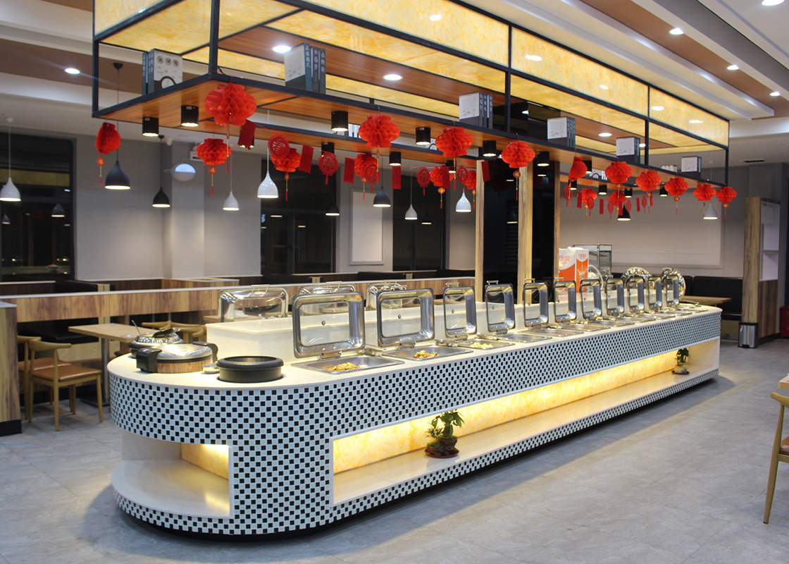 Restaurant Equipment Buffet Stations Fit Chafing Dish Hot Display Buffet