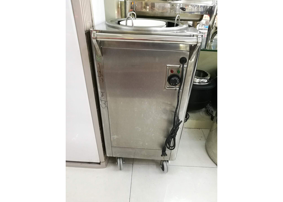 1Holder Electric Plate Warmer Cart Capacity 50 Dishes, Single Heated
