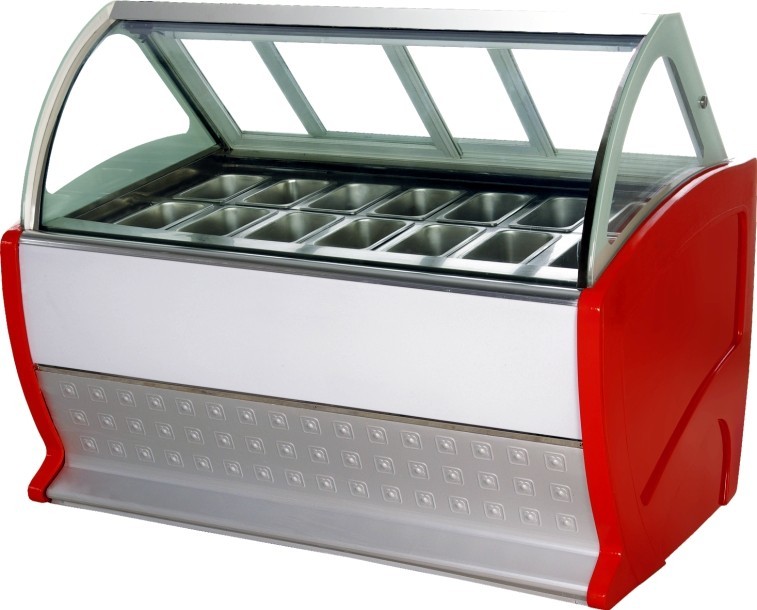 Energysaving Ice Cream Commercial Refrigerator Freezer Showcase