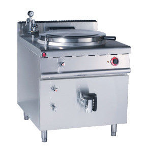 JUSTA GAS INDIRECT JACKETED BOILING PAN KITCHEN EQUIPMENTS 150L SOUP COOKER MACHINE