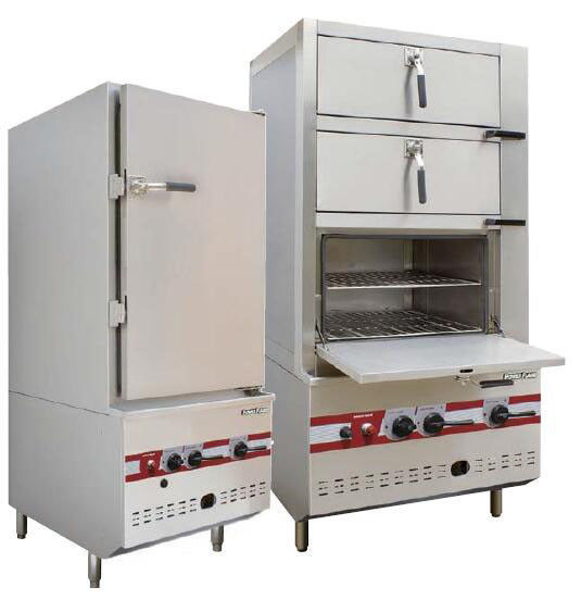Commercial Three Door Gas Steamer Environmental Friendly ...