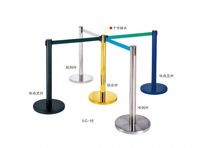 Stainless Steel Railing Stand Silver/Golden Crowd Control Stanchion ...