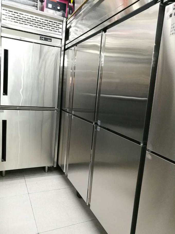 Low Power Consumption Commercial Refrigerator Freezer Highly Firm